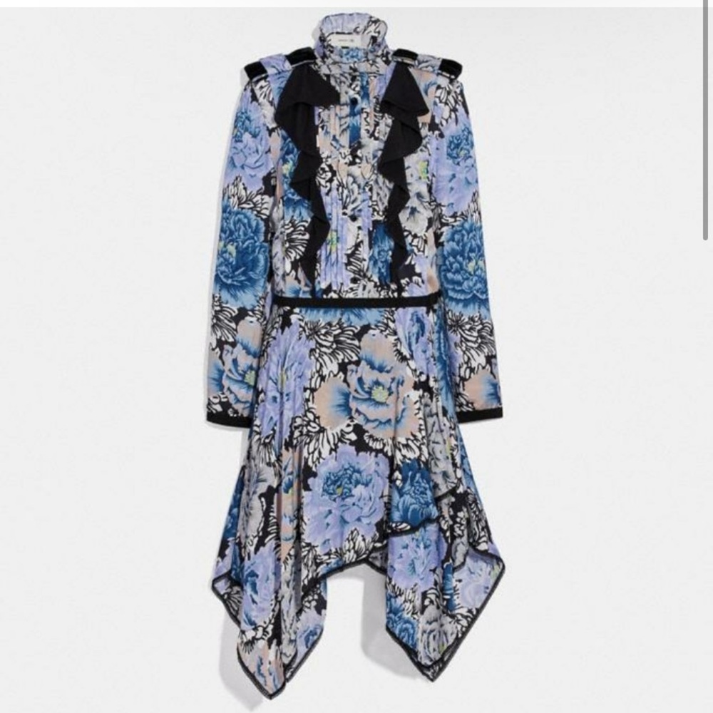 Coach 1941 Pleated Dress Kaffe Fassett Print Limited Edition Rare Hard to Find 0